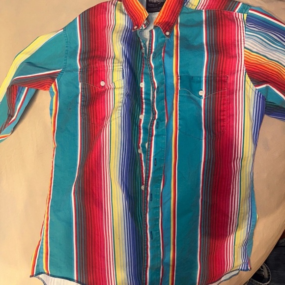 Wrangler Other - VTG Wrangler Brushpopper Shirt 90s ✨